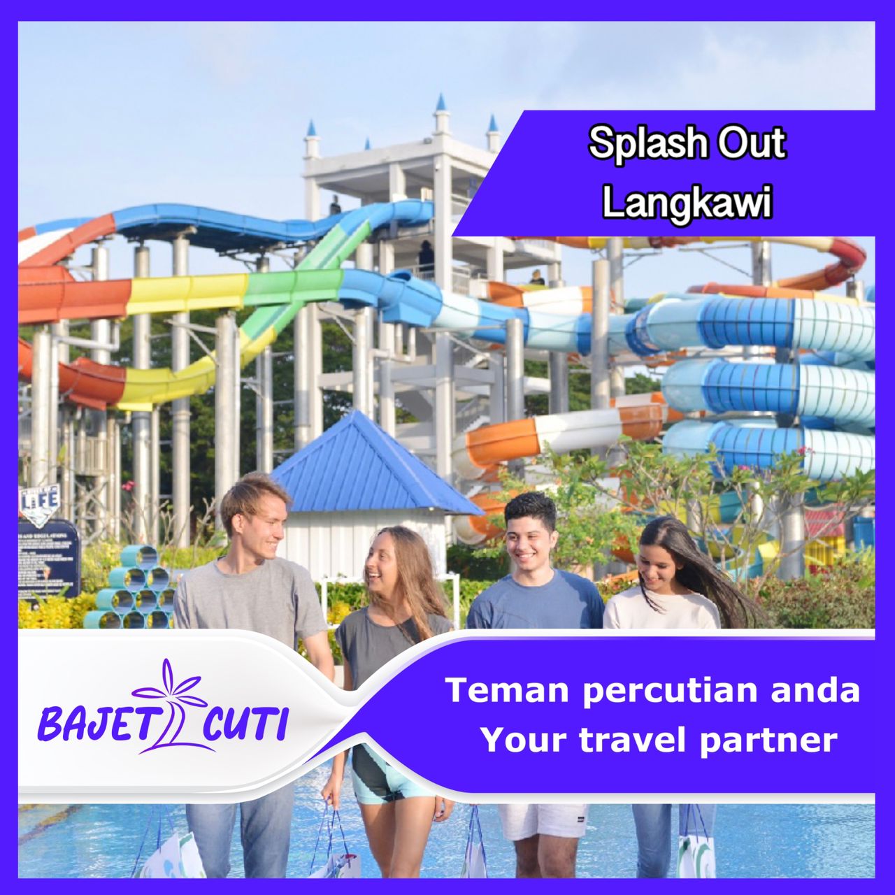 Splash Out Langkawi Water Theme Park Ticket | bajet2cuti